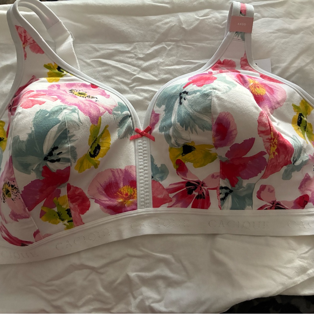 Cacique Floral Cotton Bralette